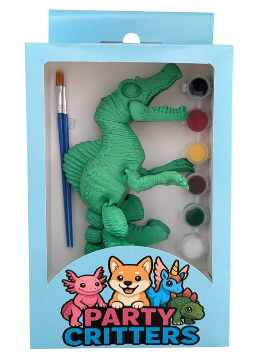 Spinosaurus Critter Paint Kit (Green)