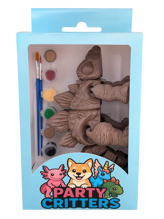 Stegosaurus Critter Paint Kit (Brown)