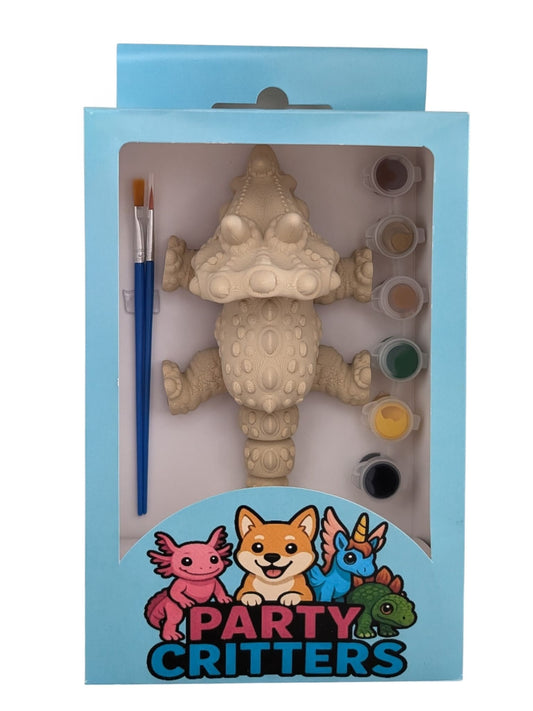 Triceratops Critter Paint Kit (Tan)