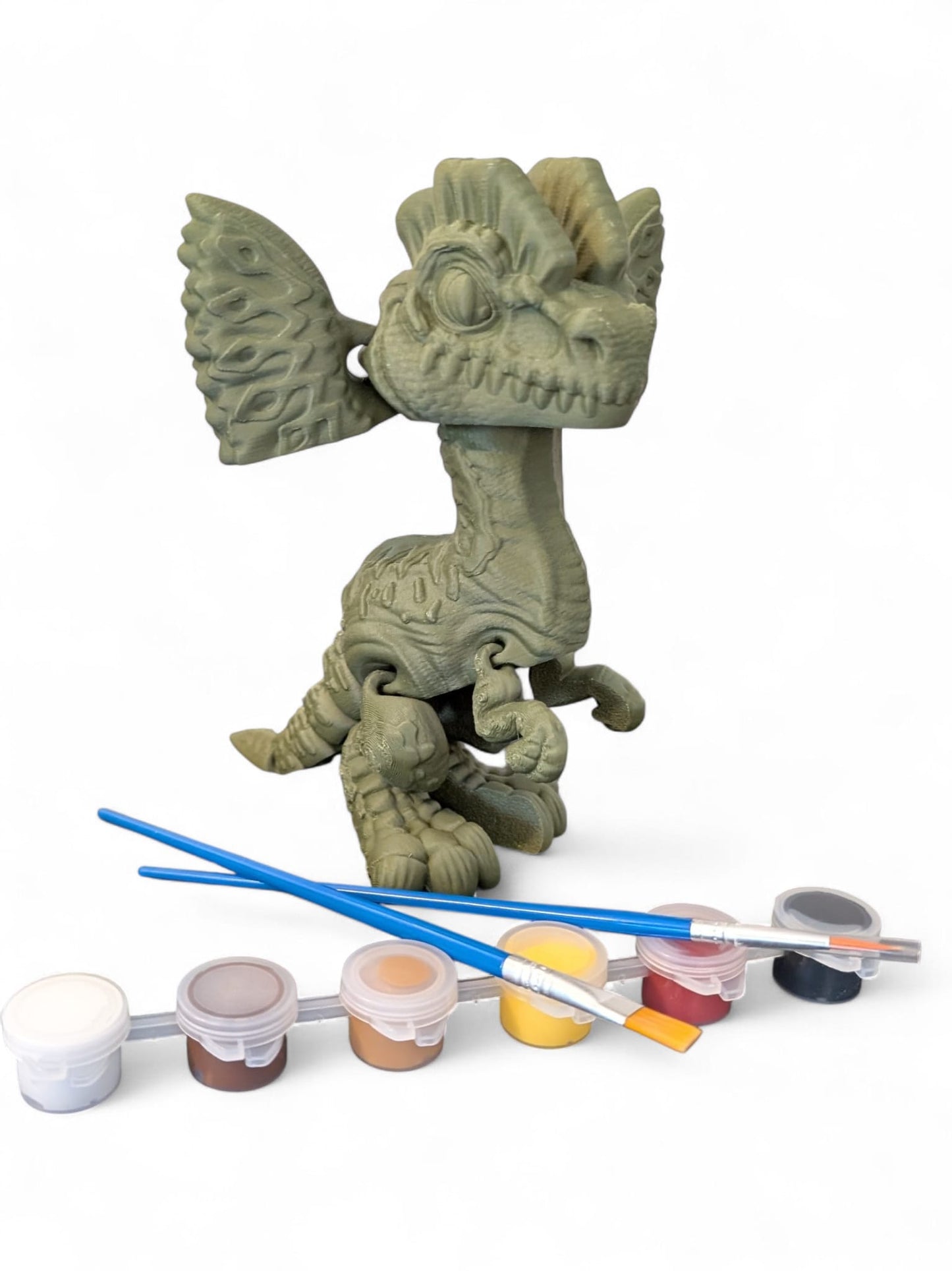 Dilophosaurus Critter Paint Kit (Dark Green)