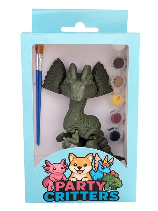 Dilophosaurus Critter Paint Kit (Dark Green)