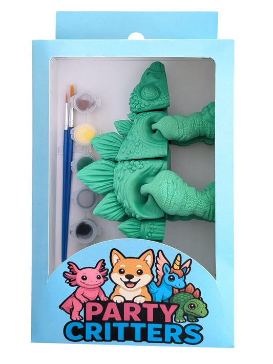 Stegosaurus Critter Paint Kit (Green)