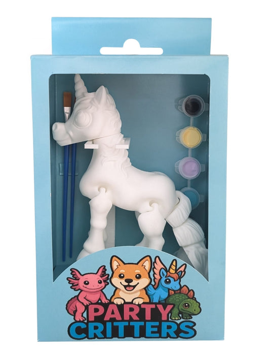 Unicorn Critter Paint Kit (White)