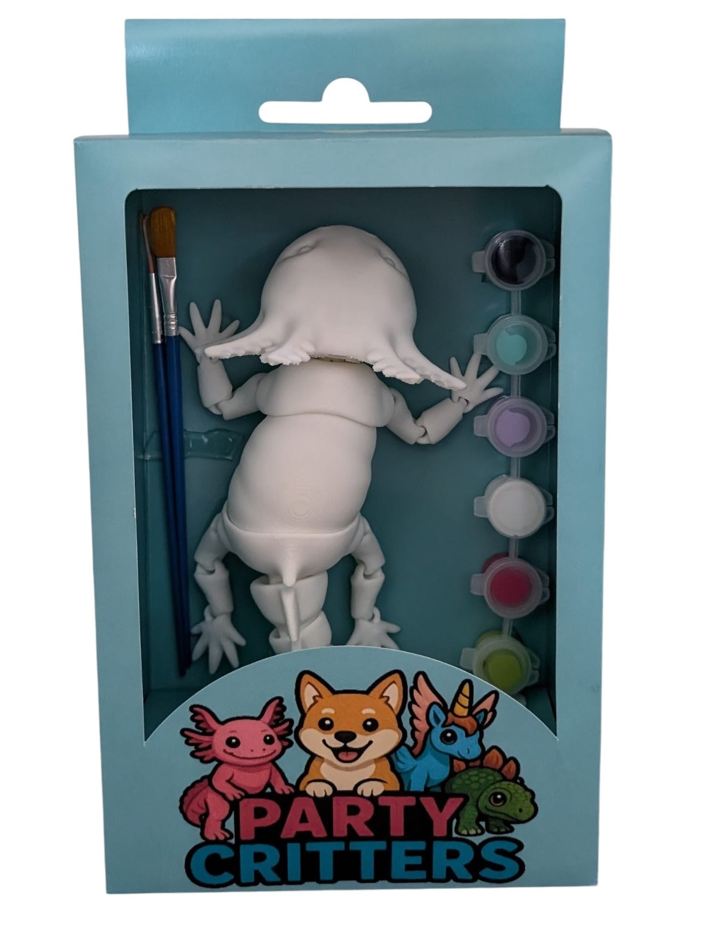Axolotl Critter Paint Kit (White)