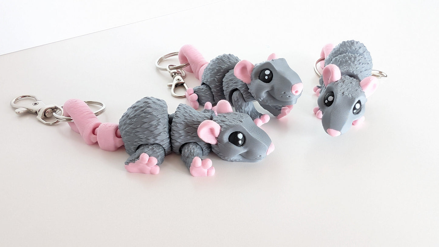 Cute Rat Charm/Keychain