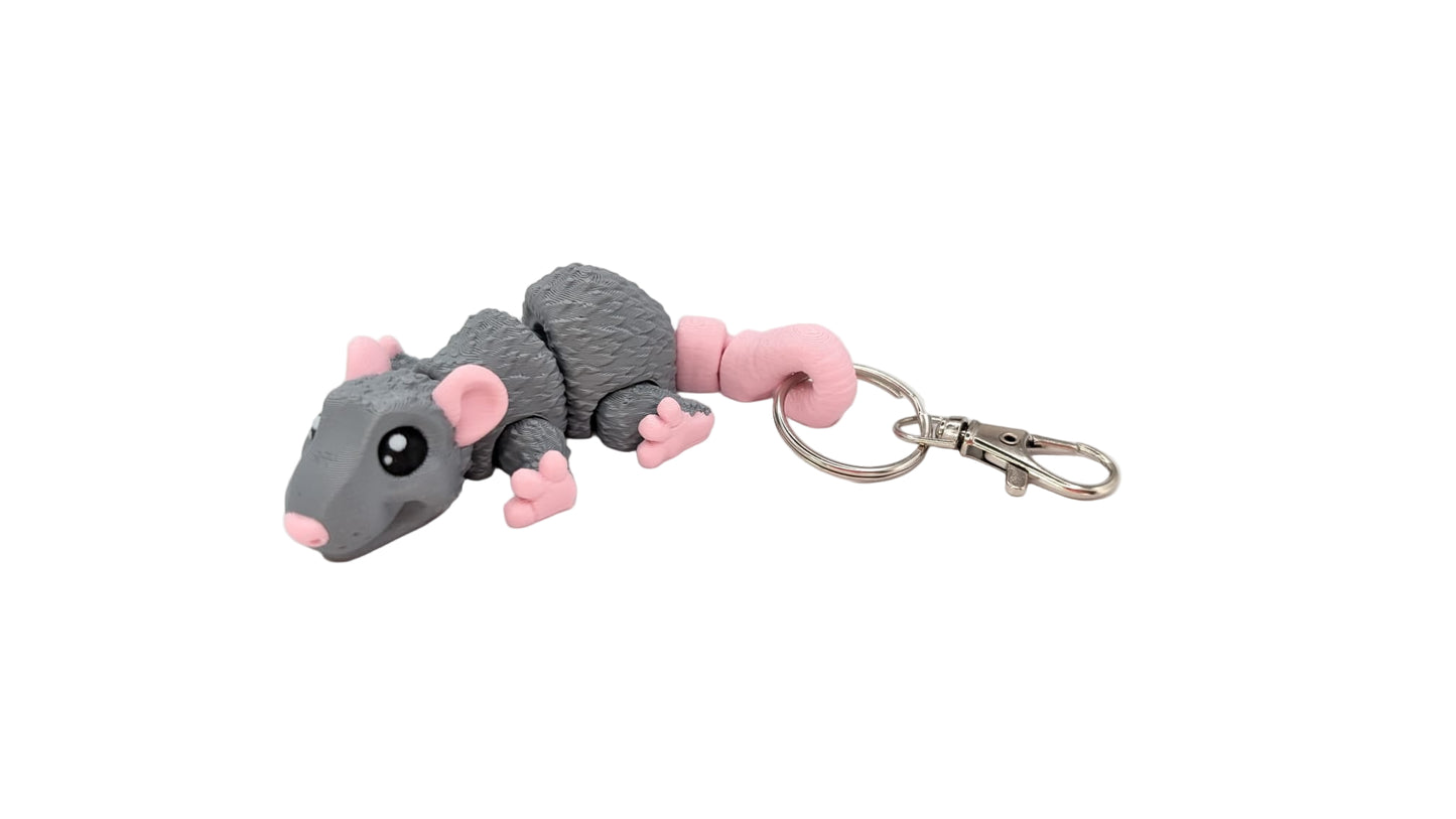 Cute Rat Keychain