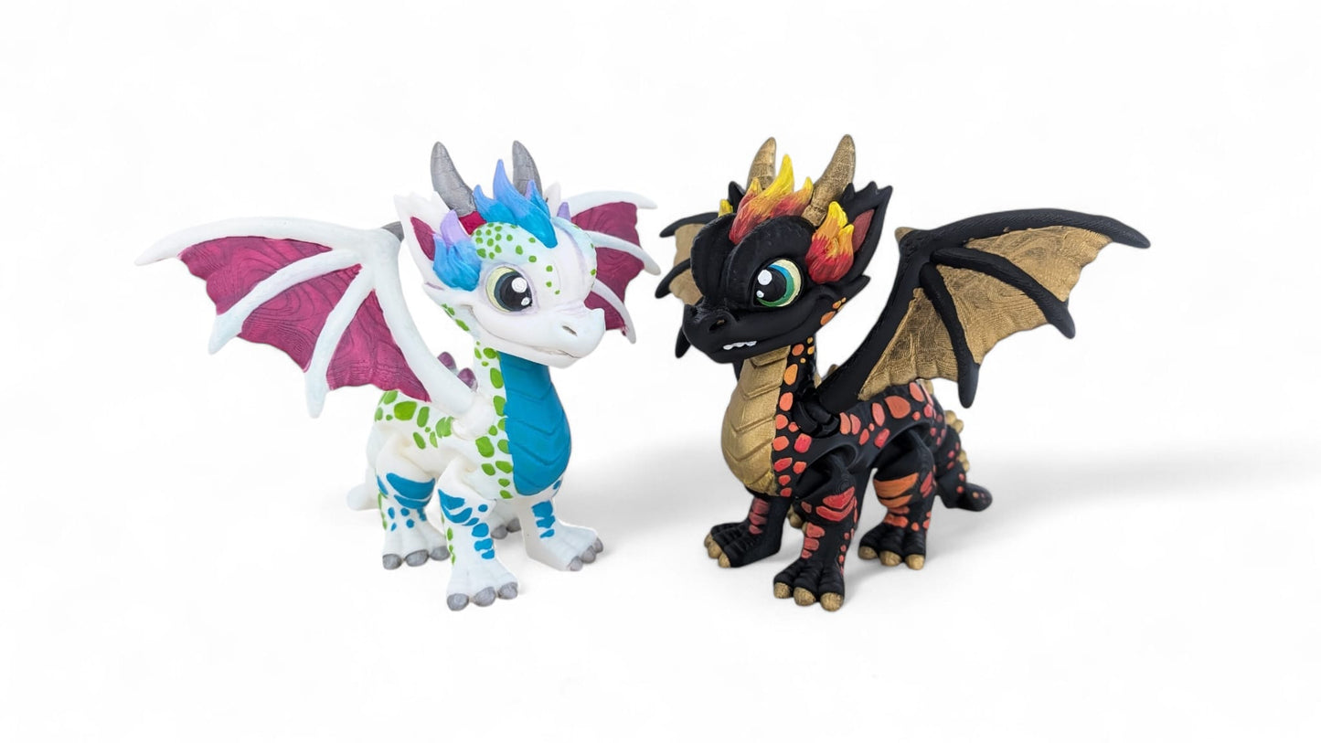 Winged Dragon Paint Kit (White)