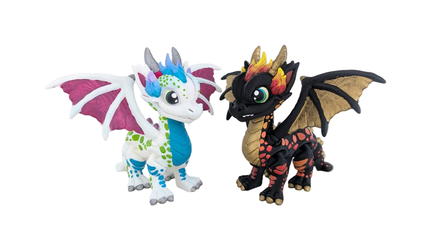 Winged Dragon Paint Kit (Black)