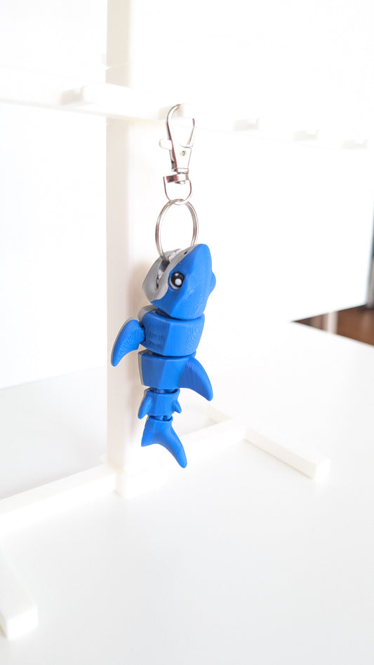 Cute Great White Shark Charm/Keychain