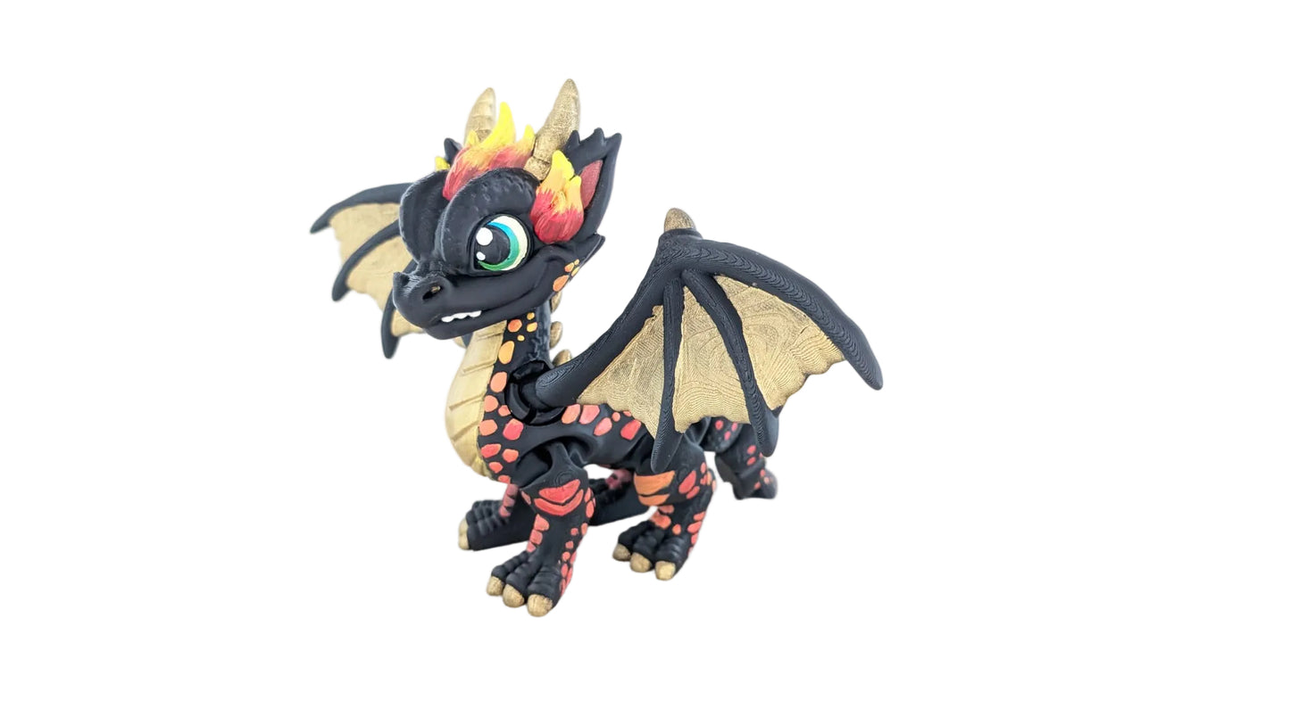 Winged Dragon Paint Kit (Black)
