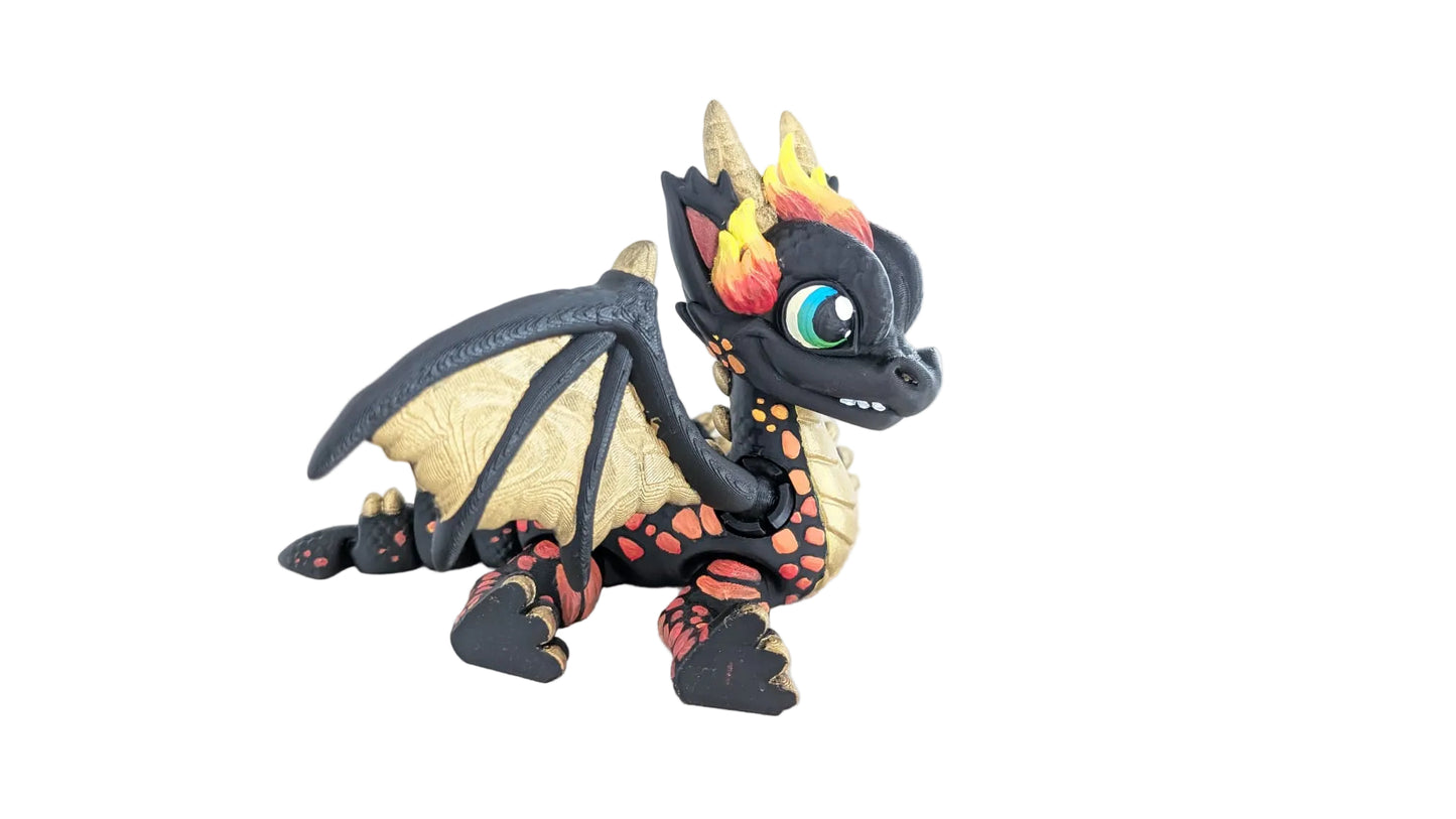 Winged Dragon Paint Kit (Black)