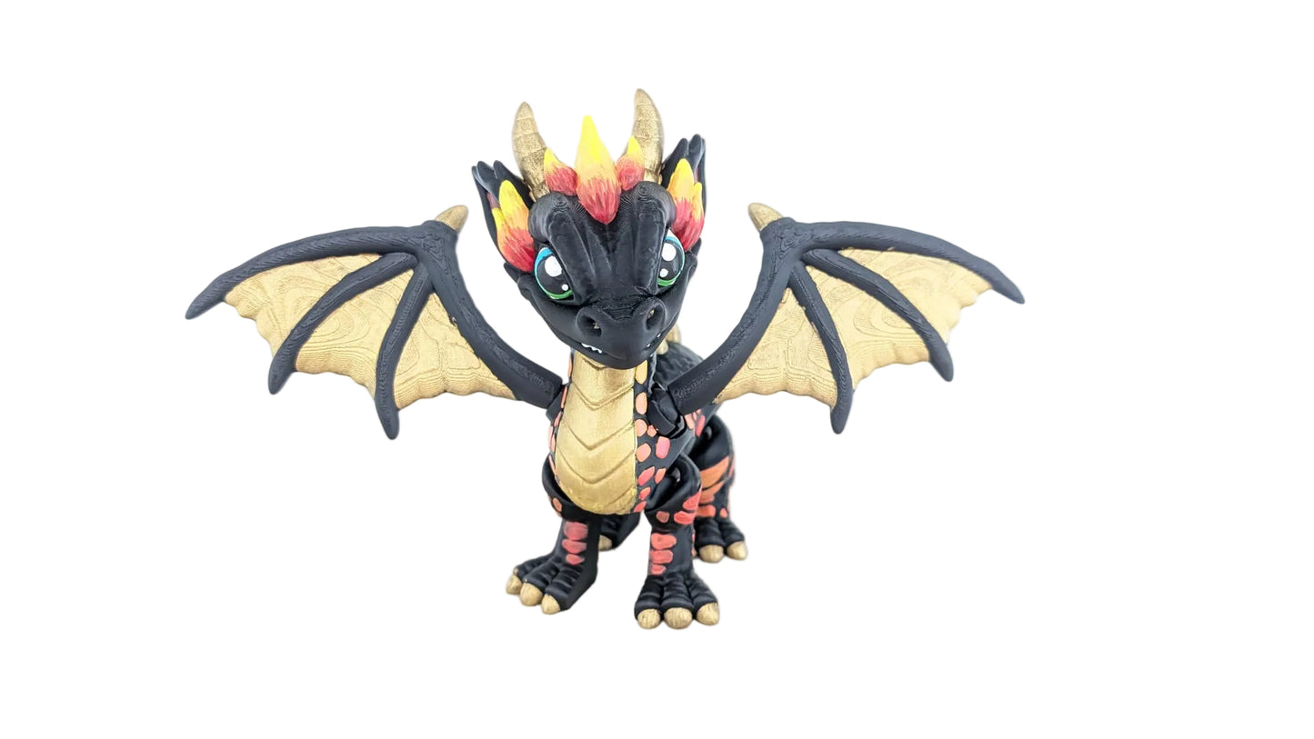 Winged Dragon Paint Kit (Black)