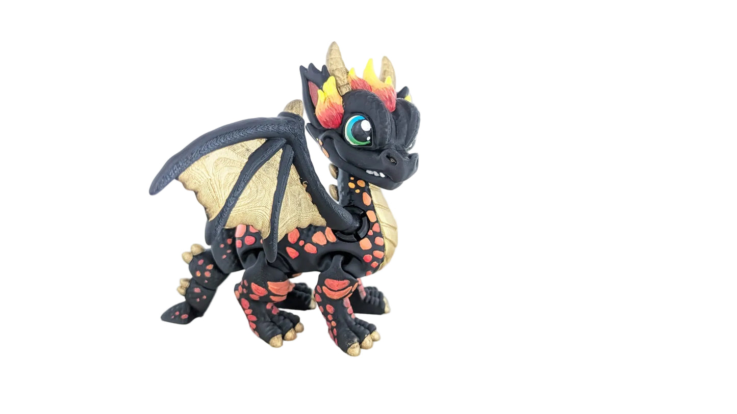 Winged Dragon Paint Kit (Black)